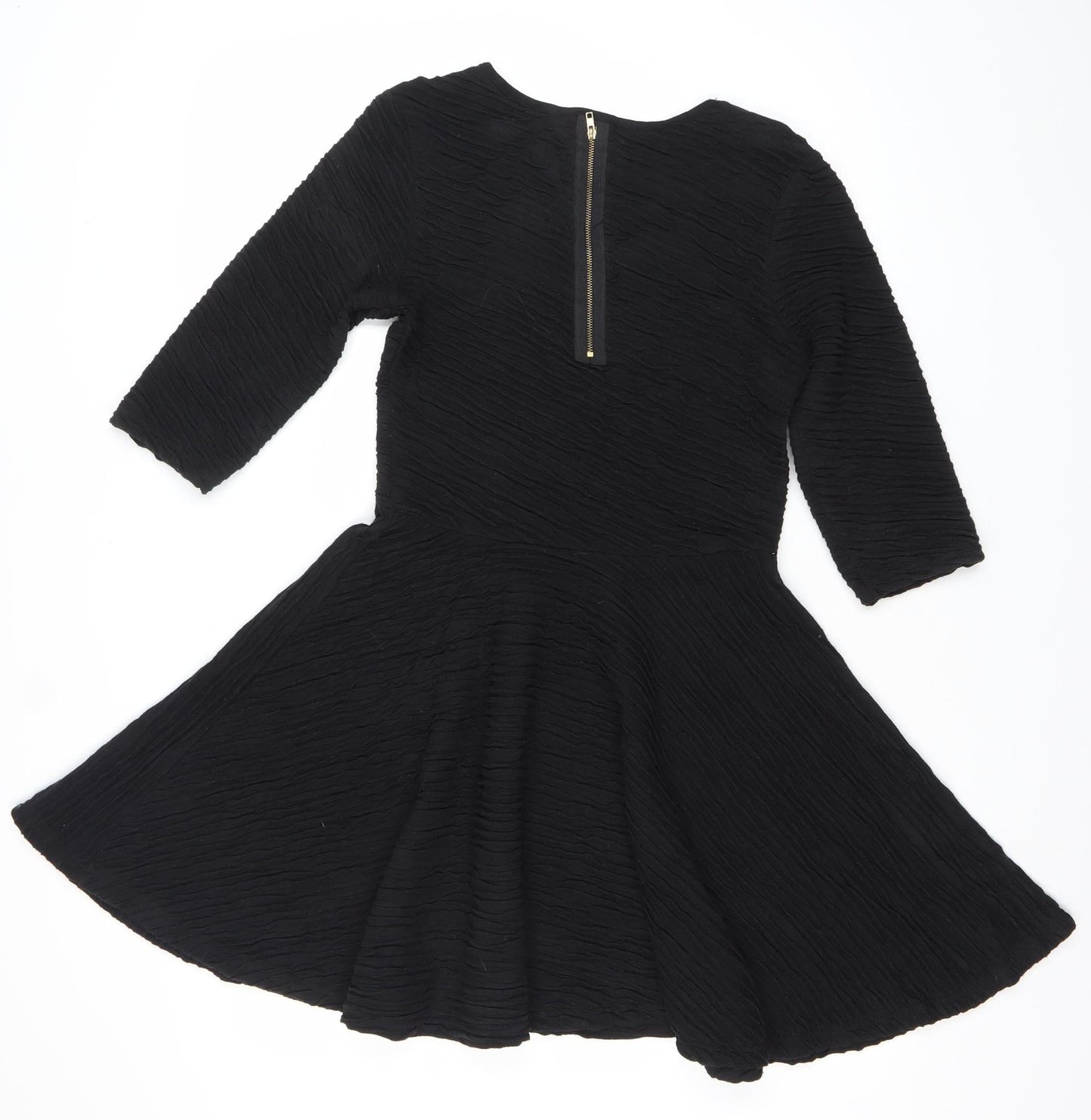 River Island Womens Black Size 12 Fit & Flare Party Dress