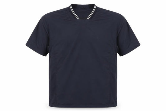 Dunlop Men’s Blue Polyester Golf T-Shirt L V-Neck Sportswear