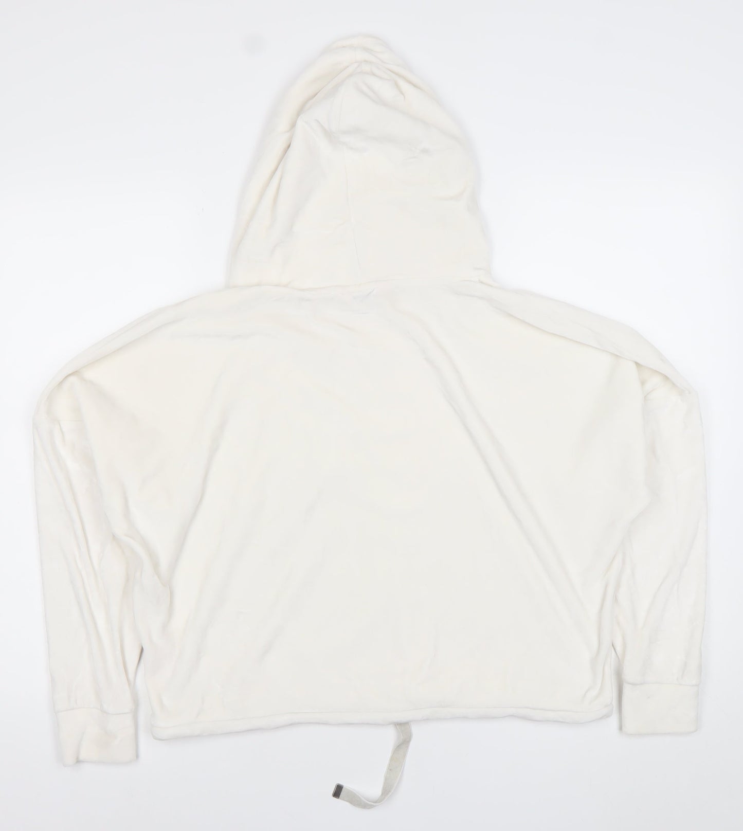 Boux Avenue Women’s White Pullover Hoodie UK 12 Relaxed Fit