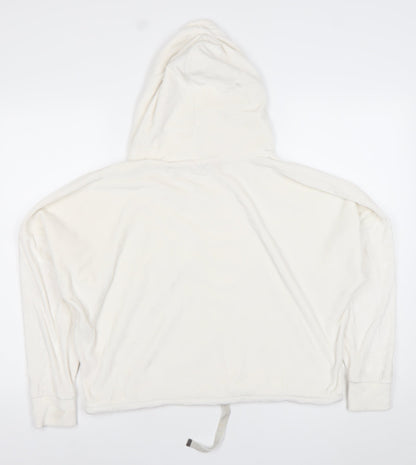 Boux Avenue Women’s White Pullover Hoodie UK 12 Relaxed Fit