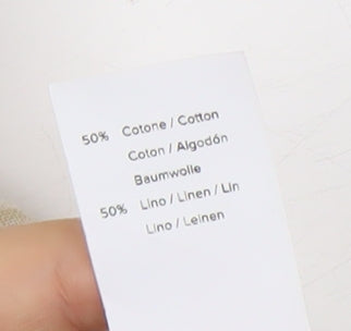 Subdued Women’s Beige Animal Print XS Slip Dress Cotton Linen