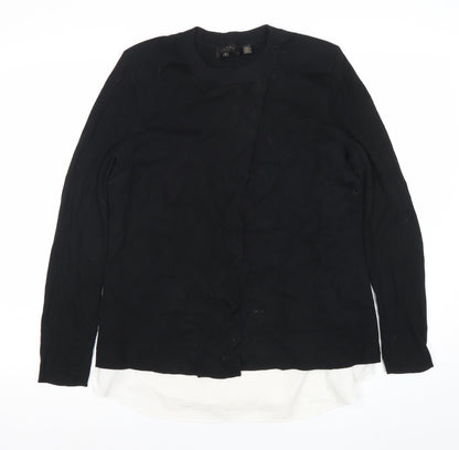 Womens UK Size 12 Ted Baker Black Pullover Jumper