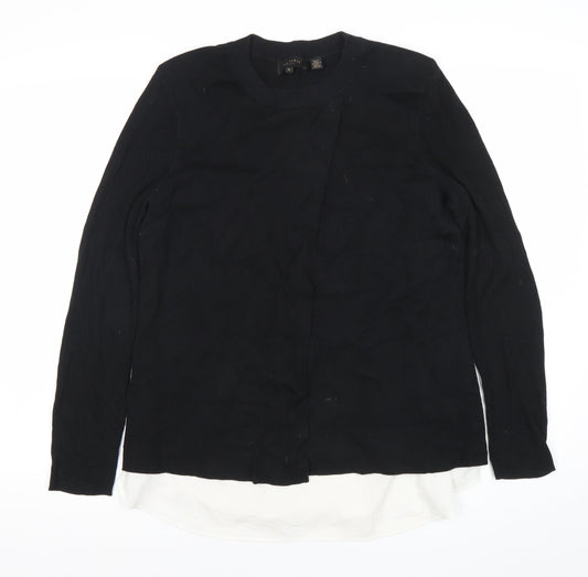 Womens UK Size 12 Ted Baker Black Pullover Jumper