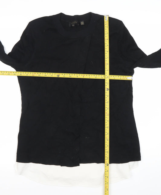 Womens UK Size 12 Ted Baker Black Pullover Jumper