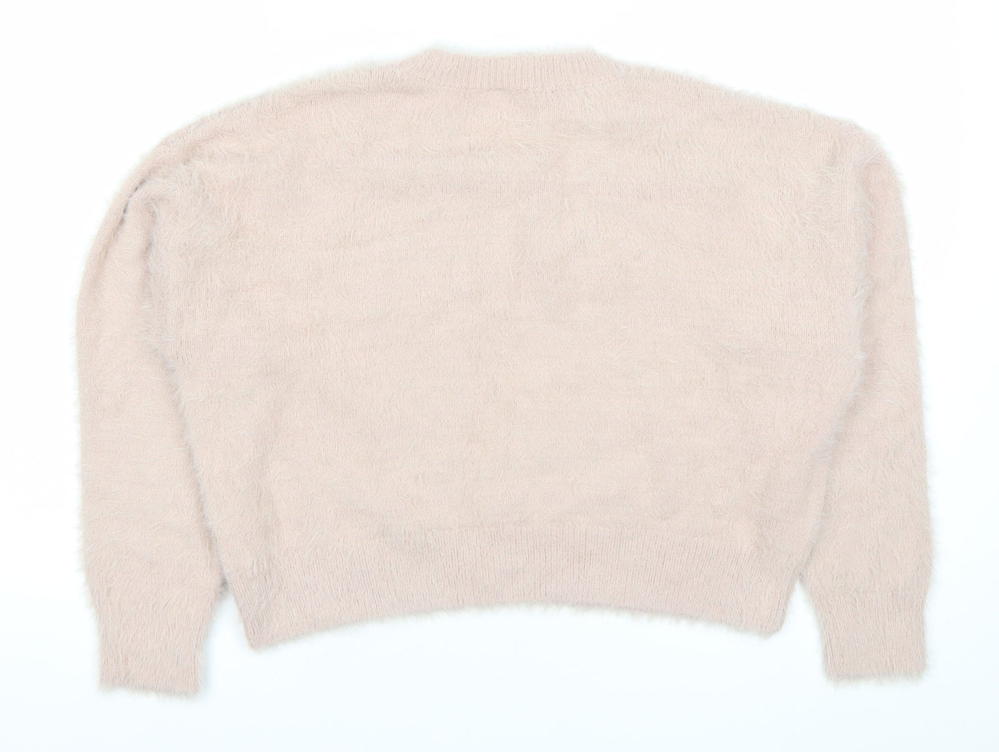 Womens UK Size S H&M Divided Pink Pullover Jumper