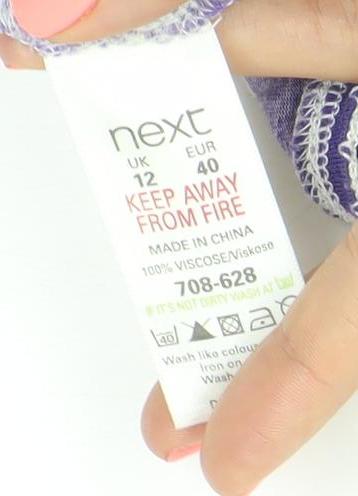 Next Women’s Multicoloured Floral Shift Dress Size 12 Boho Summer