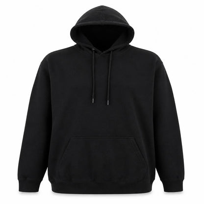 Boohoo Womens Black XL Pullover Hoodie DSGN Studio Graphic Print