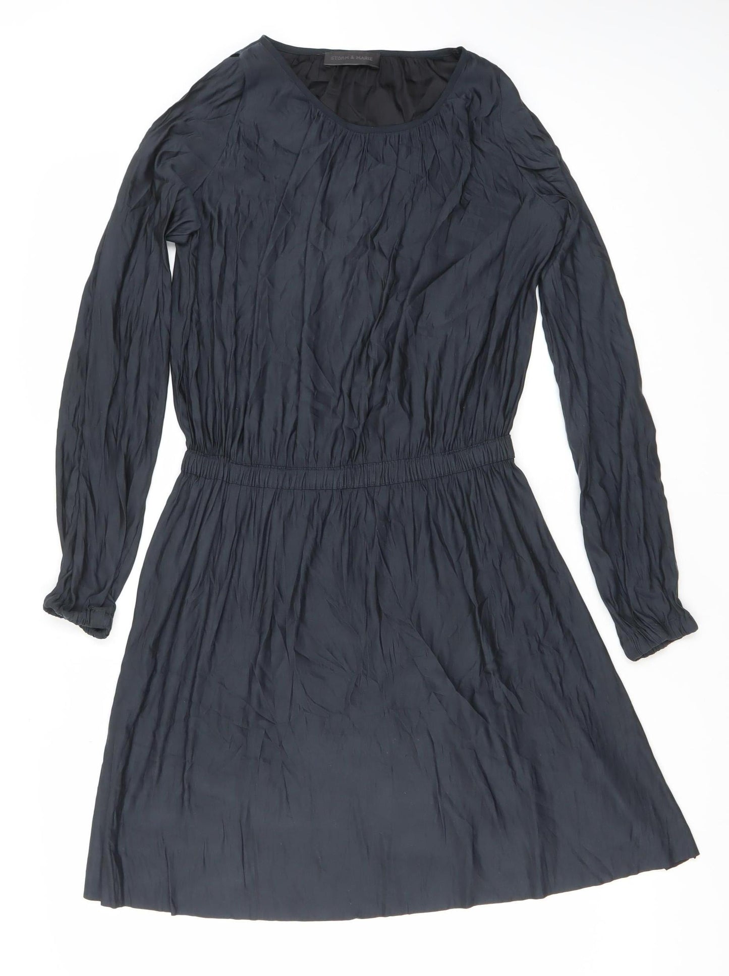 Storm & Marie Womens Black XS A-Line Long Sleeve Short Dress