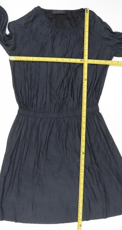 Storm & Marie Womens Black XS A-Line Long Sleeve Short Dress