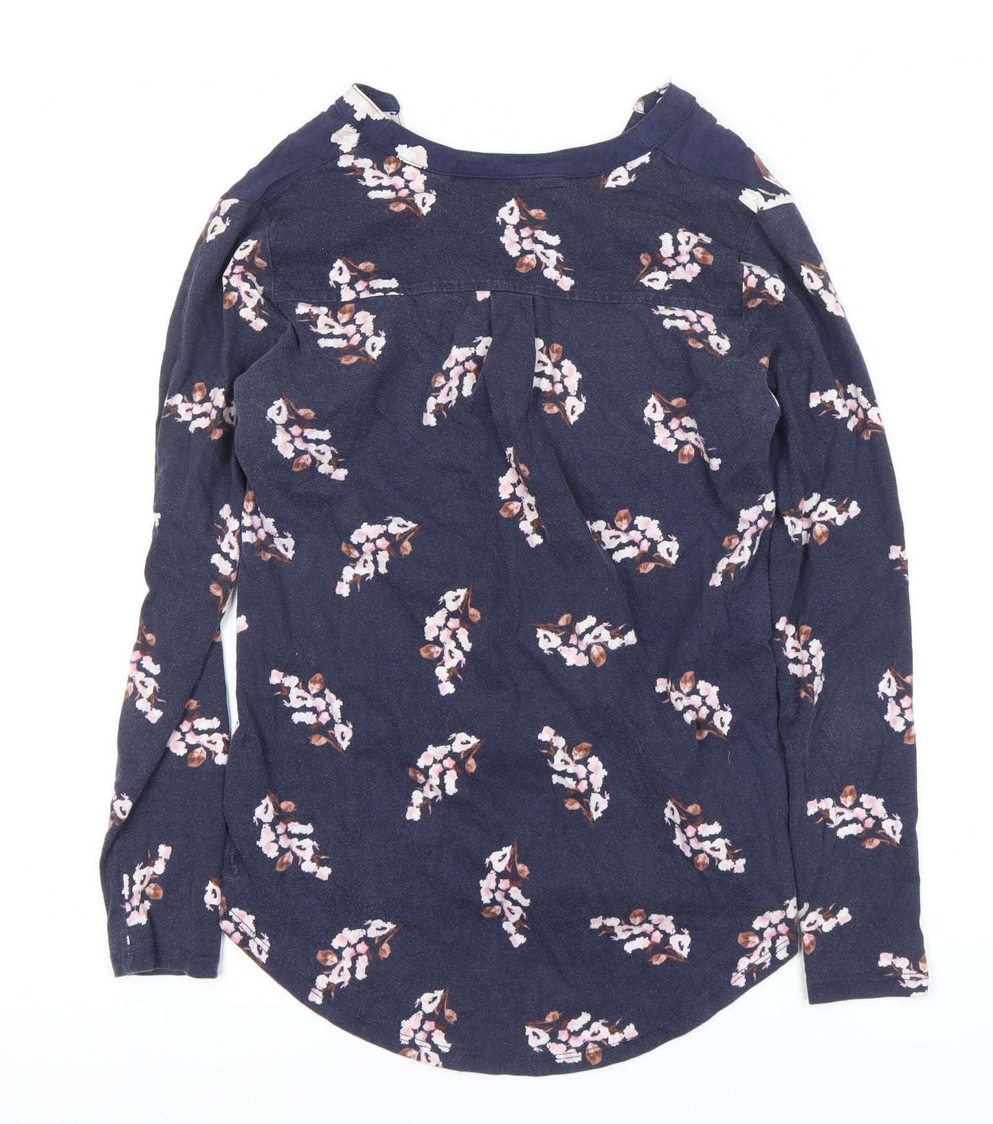 Womens UK Size 8 Joules Blue Tunic Blouse