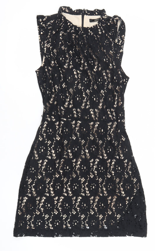 Oasis Women’s Black Lace A-Line Dress Size 8 Cocktail Party