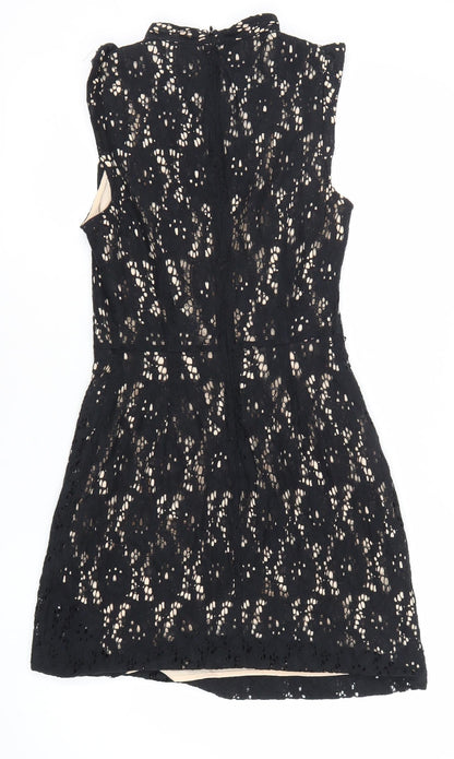 Oasis Women’s Black Lace A-Line Dress Size 8 Cocktail Party