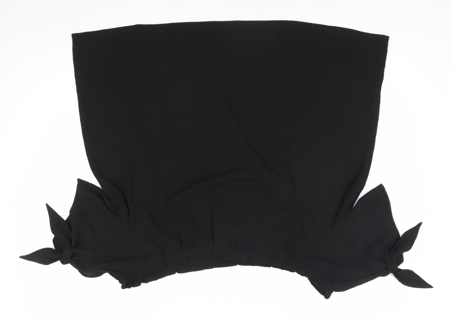 Dorothy Perkins Women Black Size 20 Off Shoulder Bow Sleeve Blouse