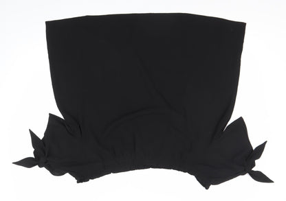 Dorothy Perkins Women Black Size 20 Off Shoulder Bow Sleeve Blouse