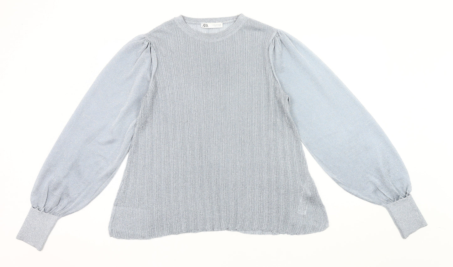 Womens UK Size M Zara Grey Pullover Jumper