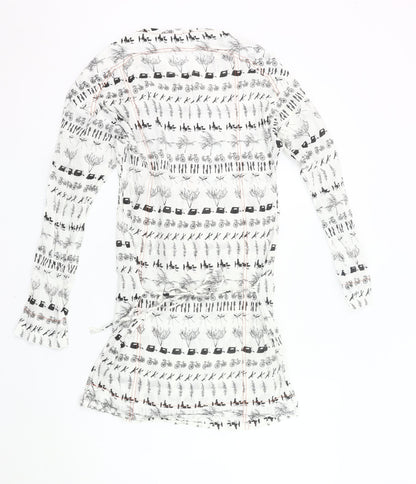 Étoile Isabel Marant Womens White Blouse UK 8 Tunic Long Sleeve