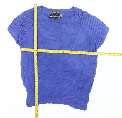 Womens UK Size 18 Principles by Ben de Lisi Blue Pullover Jumper