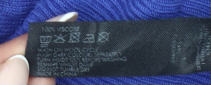 Womens UK Size 18 Principles by Ben de Lisi Blue Pullover Jumper