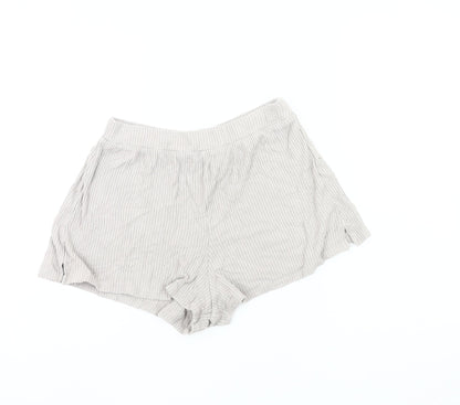Abercrombie & Fitch Women’s Beige Striped Casual Shorts Size S