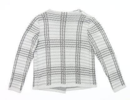 Womens UK Size 14 Debenhams Grey Cardigan Jumper