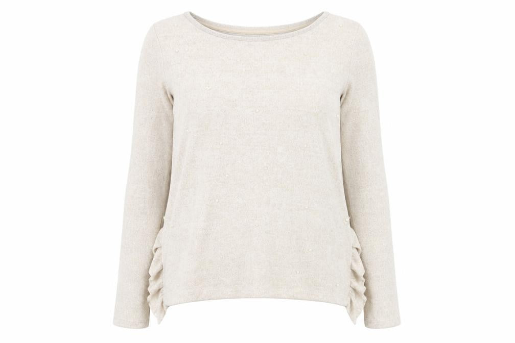 Womens UK Size 16 NEXT Beige Pullover Jumper