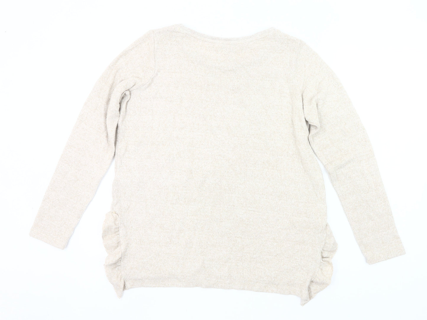 Womens UK Size 16 NEXT Beige Pullover Jumper