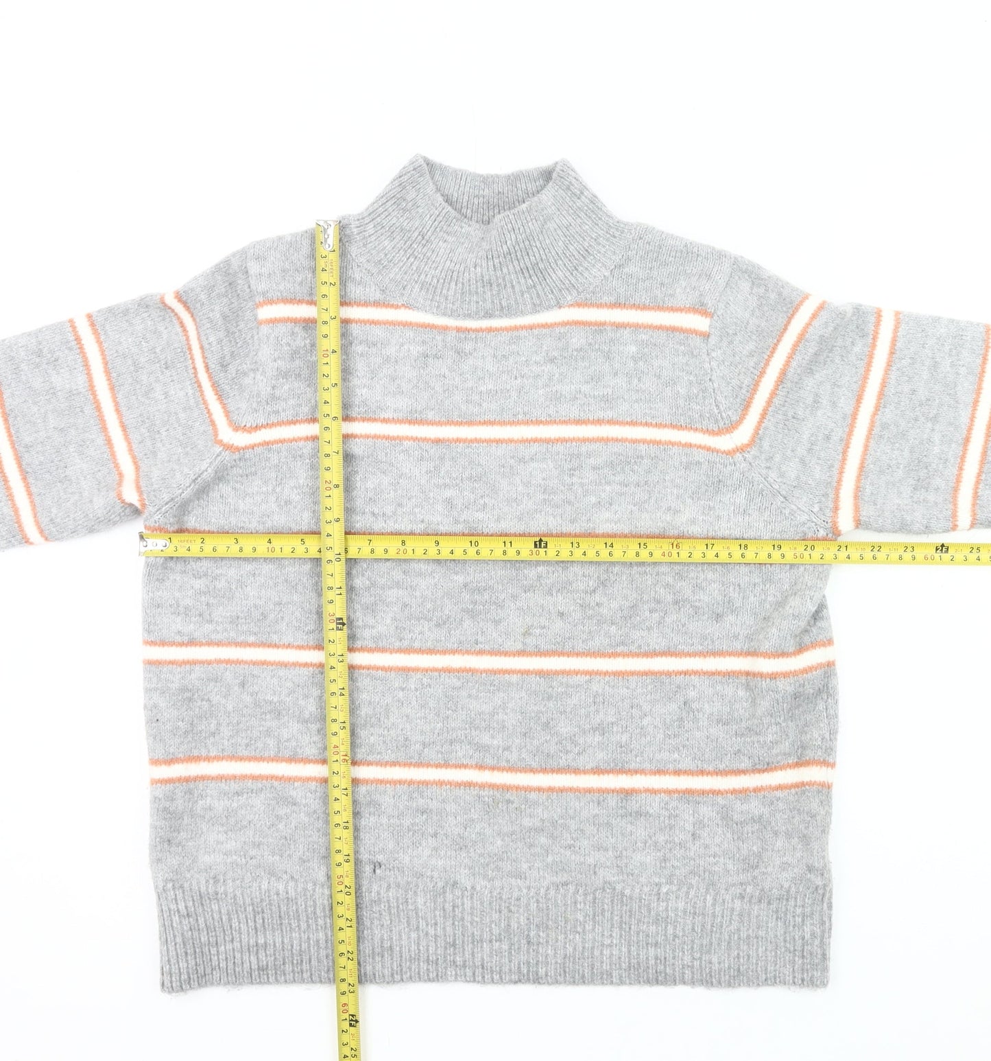Womens UK Size 12 Dorothy Perkins Grey Pullover Jumper