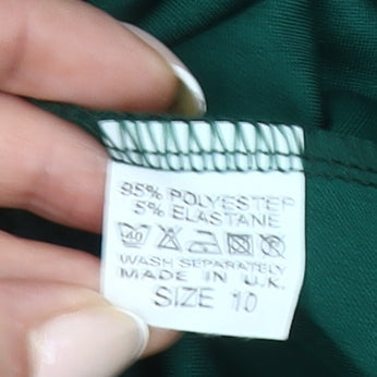 Club L London Women Green Midi Mermaid Dress UK 10