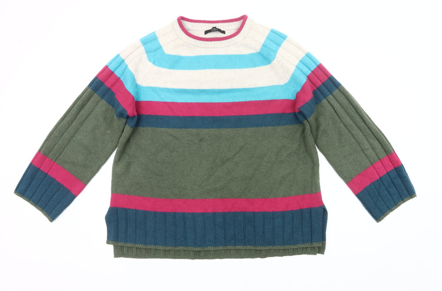 Womens UK Size L NEXT Multicoloured Pullover Jumper