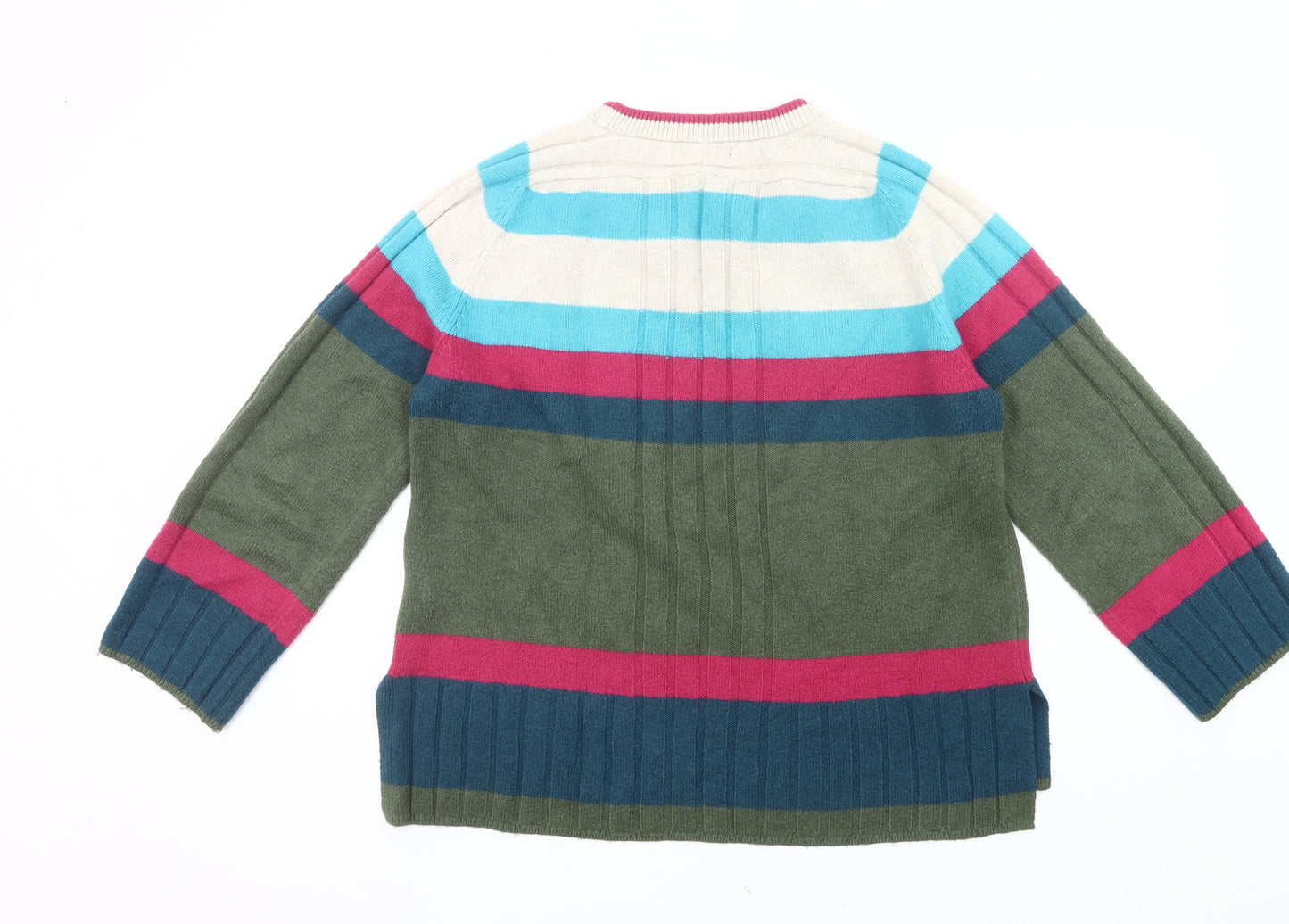 Womens UK Size L NEXT Multicoloured Pullover Jumper