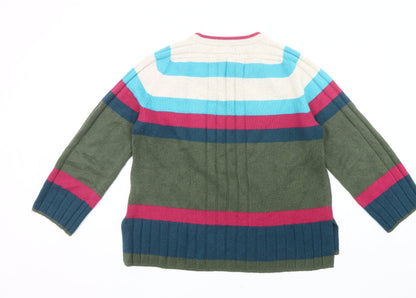 Womens UK Size L NEXT Multicoloured Pullover Jumper