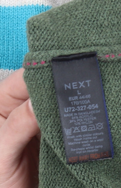 Womens UK Size L NEXT Multicoloured Pullover Jumper