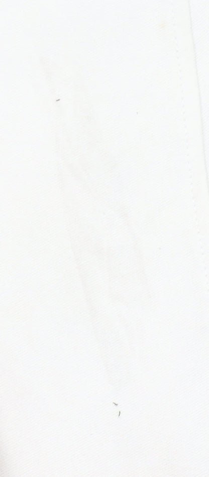 Cotton Traders Women’s Ivory A-Line Skirt Size 16 Casual Twill