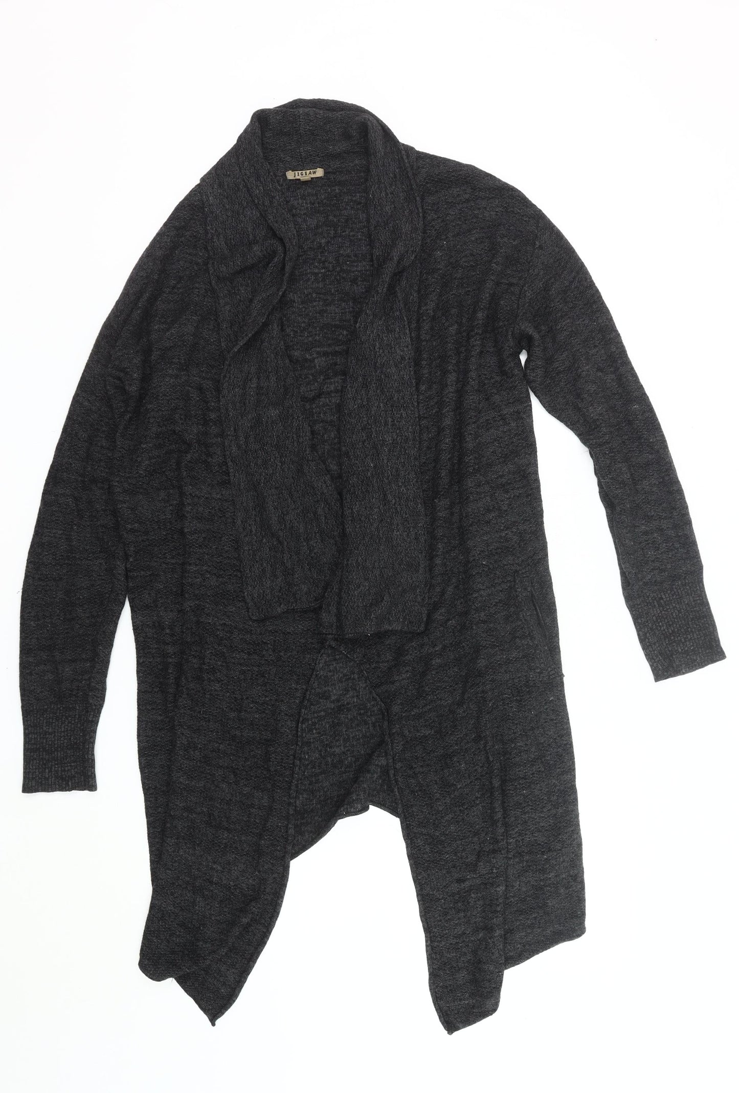 Womens UK Size M Jigsaw Black Cardigan Jumper
