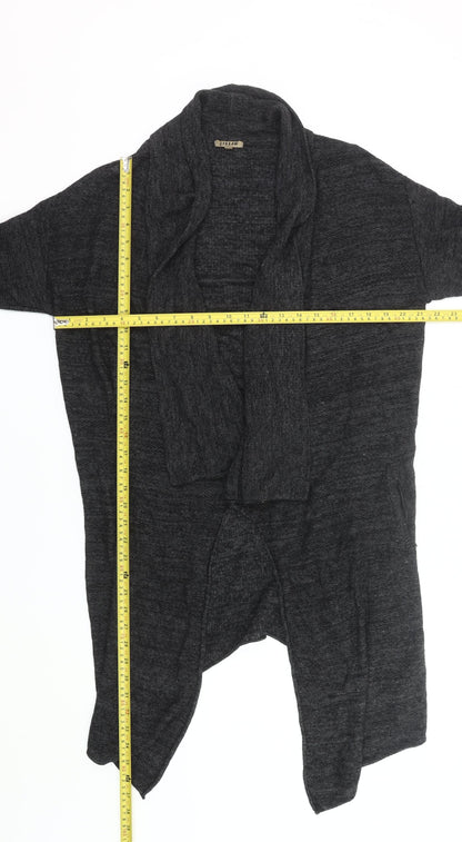 Womens UK Size M Jigsaw Black Cardigan Jumper