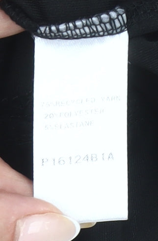 Little Mistress Women’s Black Bodycon Dress UK 8 Ruffle Trim Partywear