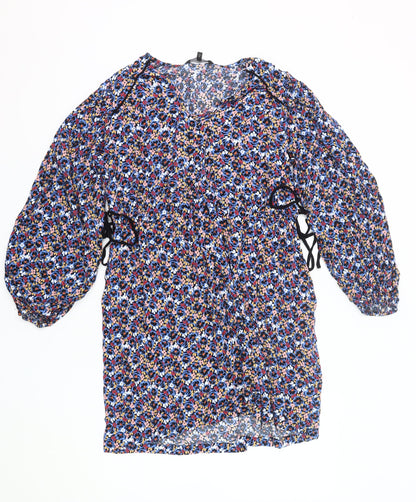 Next Women’s Multicoloured Floral Shift Dress Size 12