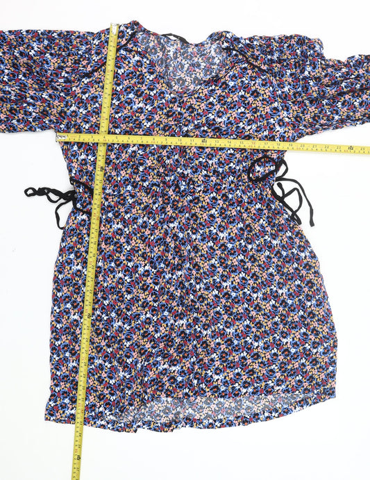 Next Women’s Multicoloured Floral Shift Dress Size 12