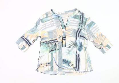 Betty & Co Women’s Multicoloured Viscose Tunic Blouse Size 10