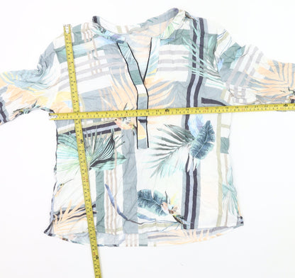 Betty & Co Women’s Multicoloured Viscose Tunic Blouse Size 10