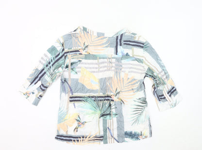 Betty & Co Women’s Multicoloured Viscose Tunic Blouse Size 10