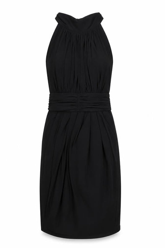 Alexon Women’s Black Size 10 Halter Neck Sheath Dress