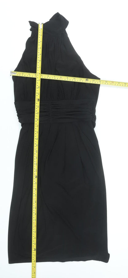Alexon Women’s Black Size 10 Halter Neck Sheath Dress