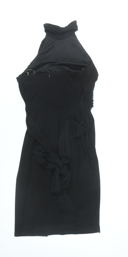 Alexon Women’s Black Size 10 Halter Neck Sheath Dress