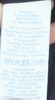 Boden Women’s Blue Lace Pencil Skirt Size 10 Knee Length Cotton Blend