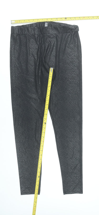 Womens UK Size L H&M  Leggings Black Leggings