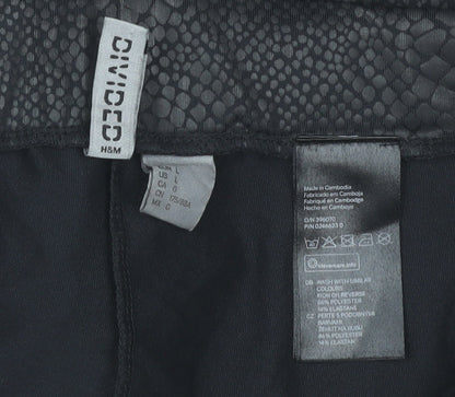 Womens UK Size L H&M  Leggings Black Leggings