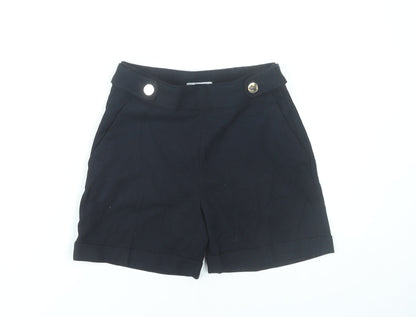 H&M Women’s Black Size 4 Sailor Shorts Polyester Blend