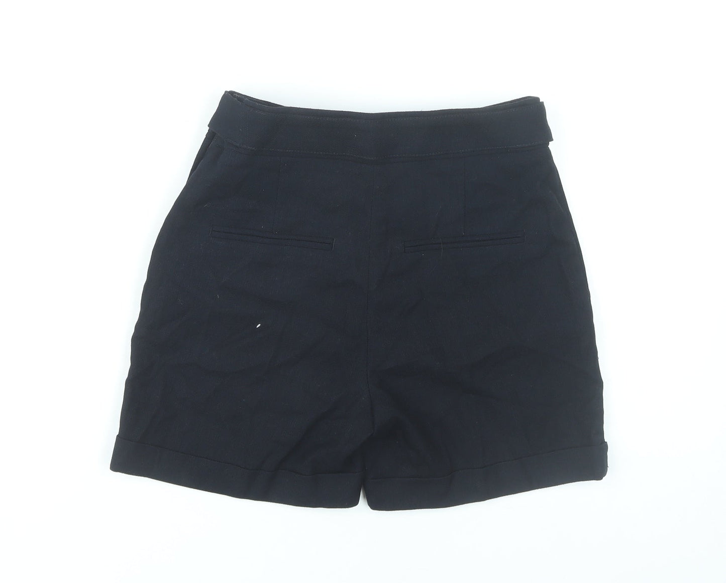 H&M Women’s Black Size 4 Sailor Shorts Polyester Blend