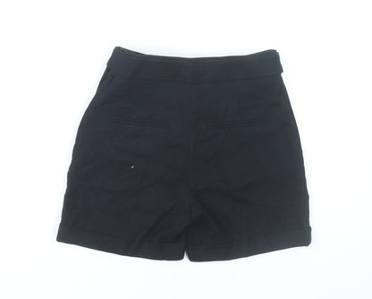 H&M Women’s Black Size 4 Sailor Shorts Polyester Blend